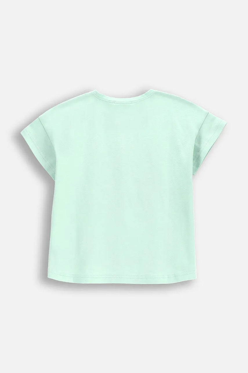 Детская футболка Coccodrillo цвет бирюзовый HOLIDAY SPLASH GIRL KIDS Детская футболка Coccodrillo цвет бирюзовый HOLIDAY SPLASH GIRL KIDS