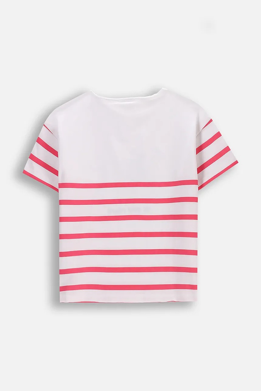 Футболка Coccodrillo цвет белый FLOWER PARADISE GIRL JUNIOR