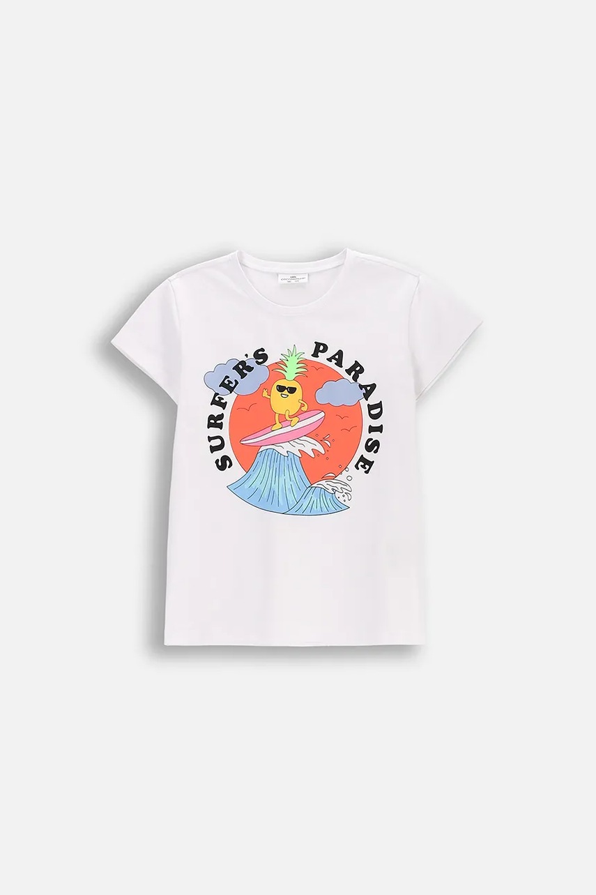 Coccodrillo tricou culoarea alb, EVERYDAY GIRL
