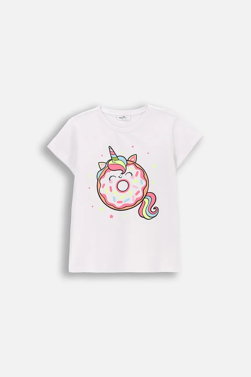 Coccodrillo tricou culoarea alb, EVERYDAY GIRL