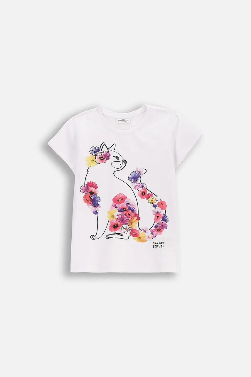 Coccodrillo tricou culoarea alb, EVERYDAY GIRL