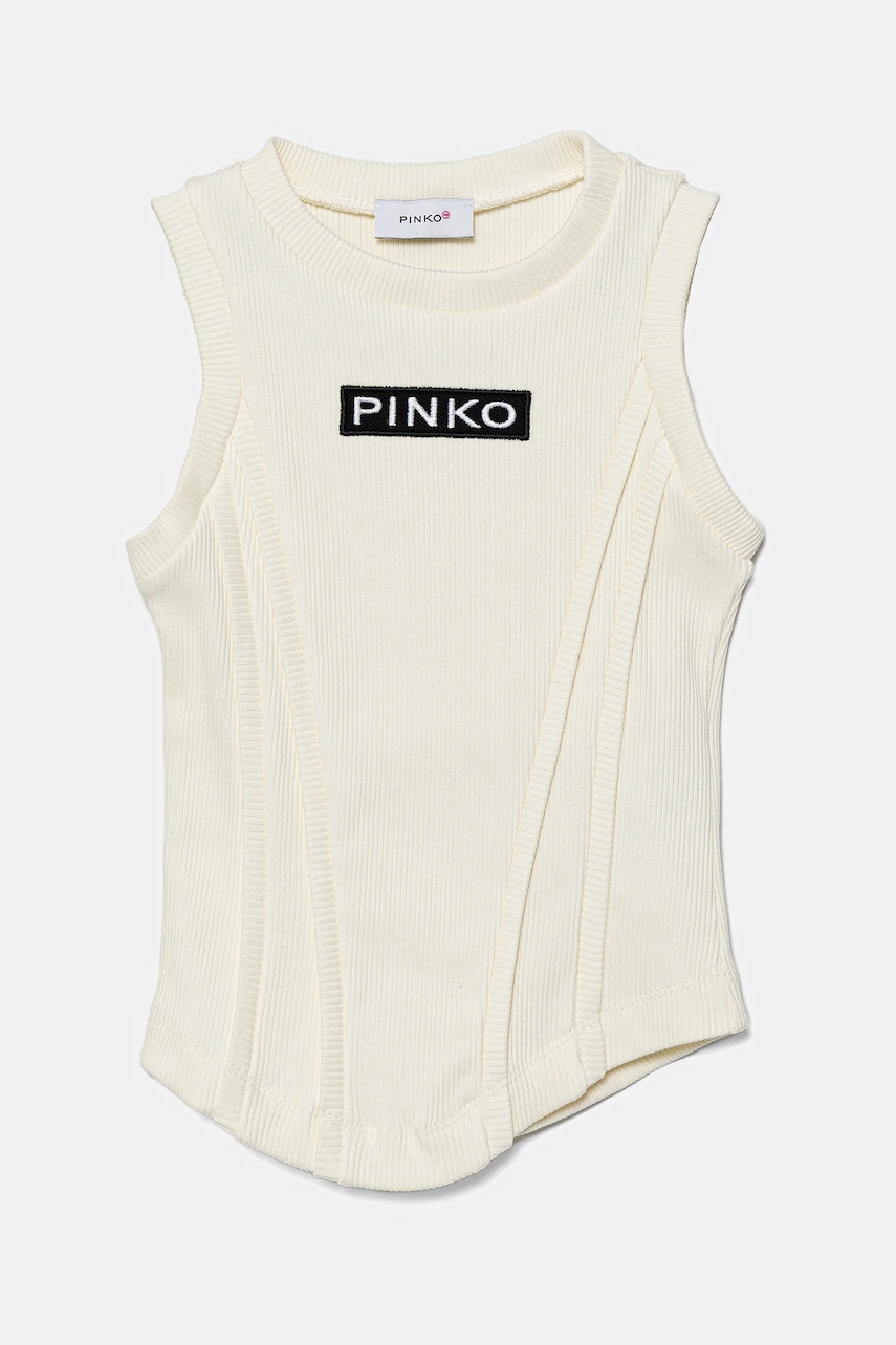 Детский топ Pinko цвет бежевый KFTS012.C.CS019 Детский топ Pinko цвет бежевый KFTS012.C.CS019