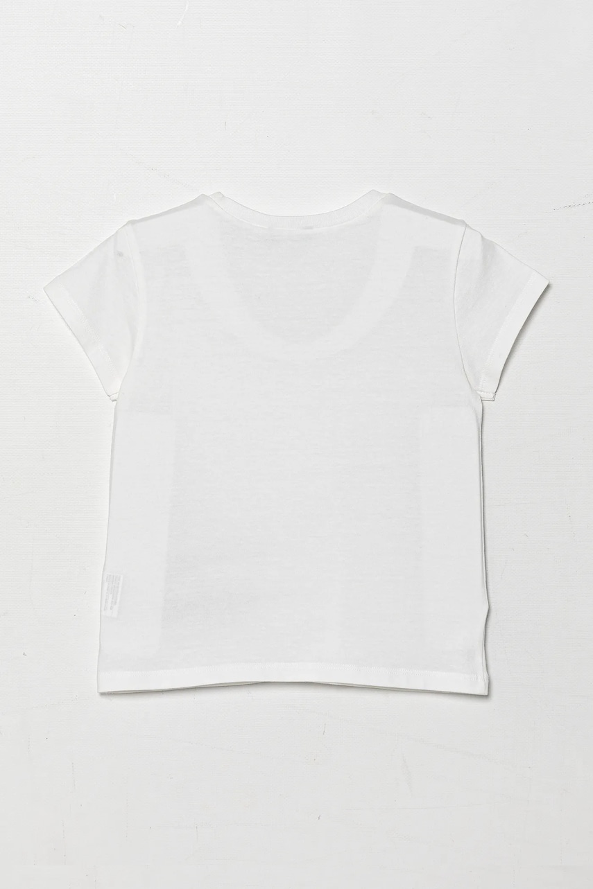 Детская хлопковая футболка United Colors of Benetton цвет белый 3096G10J8 Детская хлопковая футболка United Colors of Benetton цвет белый 3096G10J8