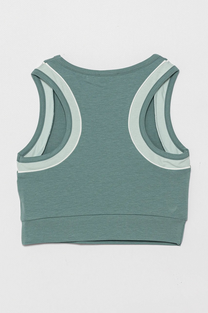 Детский топ United Colors of Benetton цвет зелёный 3P4ZCH01U