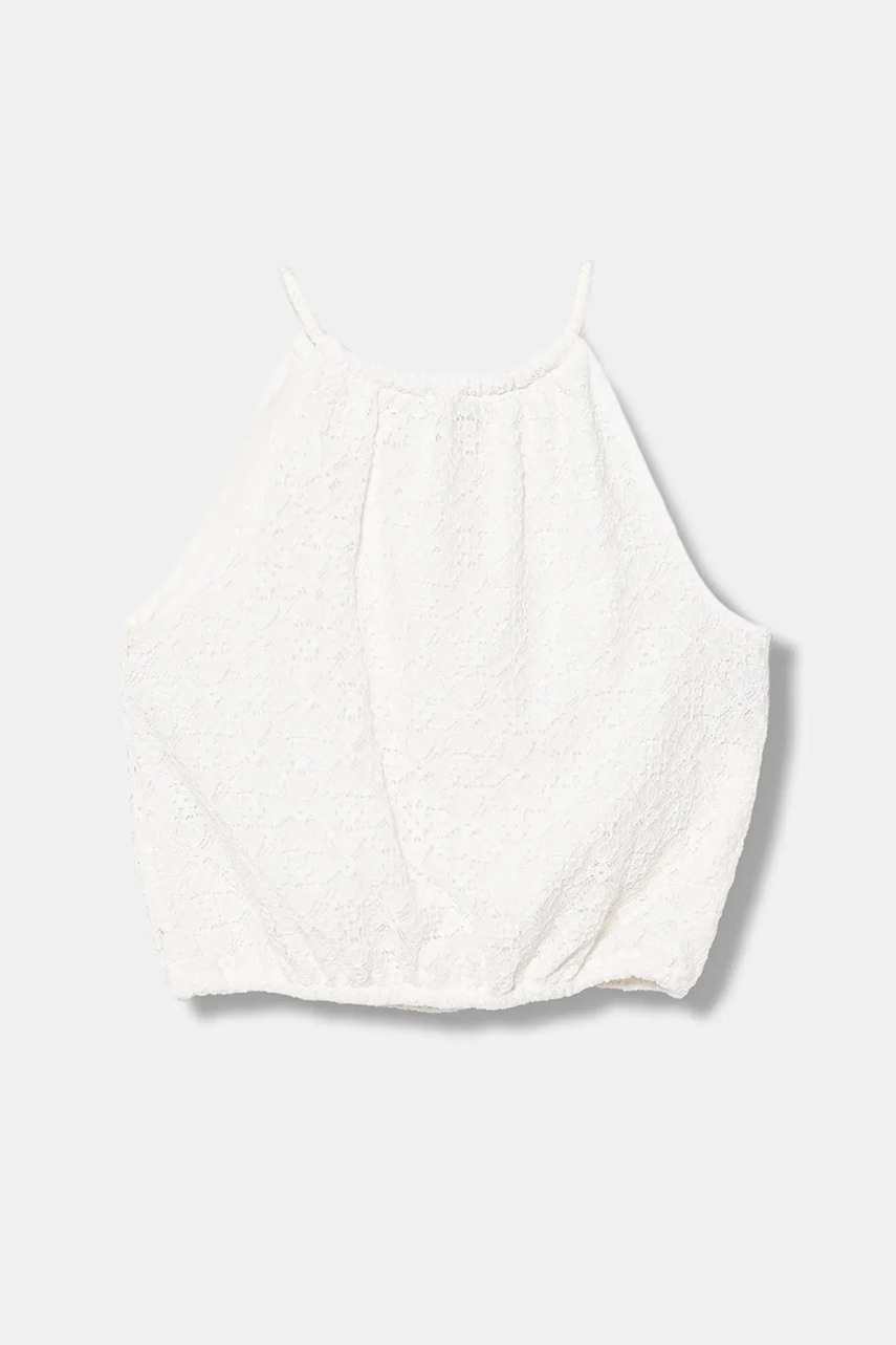 Детский топ United Colors of Benetton цвет белый 5WYWCH00C