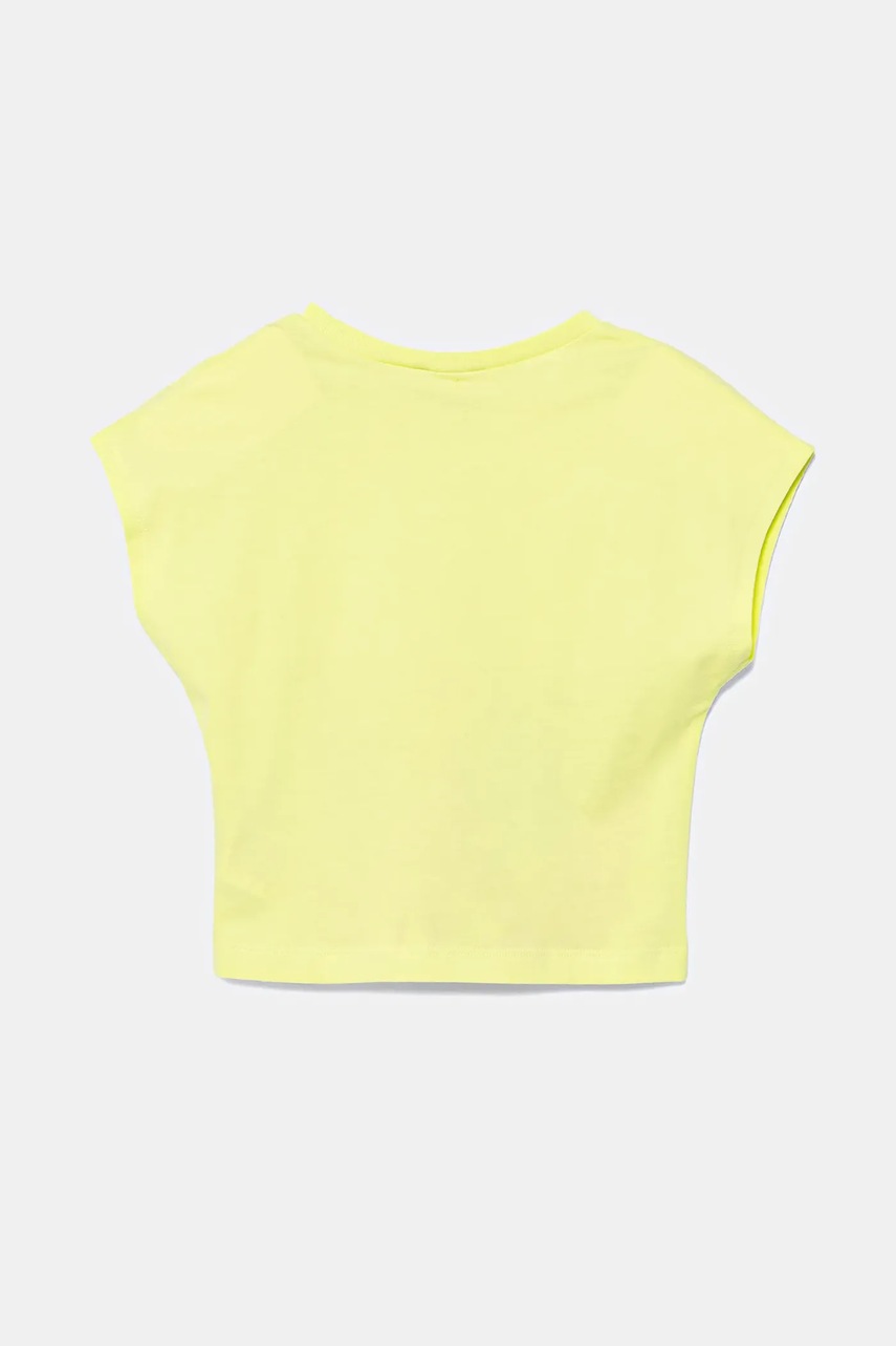 Детская хлопковая футболка United Colors of Benetton цвет зелёный 3I1XG10JH Детская хлопковая футболка United Colors of Benetton цвет зелёный 3I1XG10JH