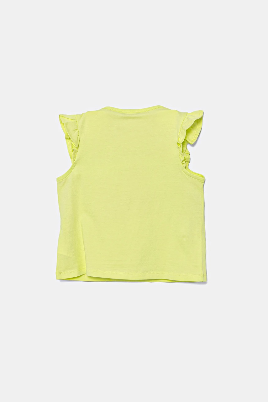 Детская хлопковая футболка United Colors of Benetton цвет зелёный 3I1XG10JK Детская хлопковая футболка United Colors of Benetton цвет зелёный 3I1XG10JK
