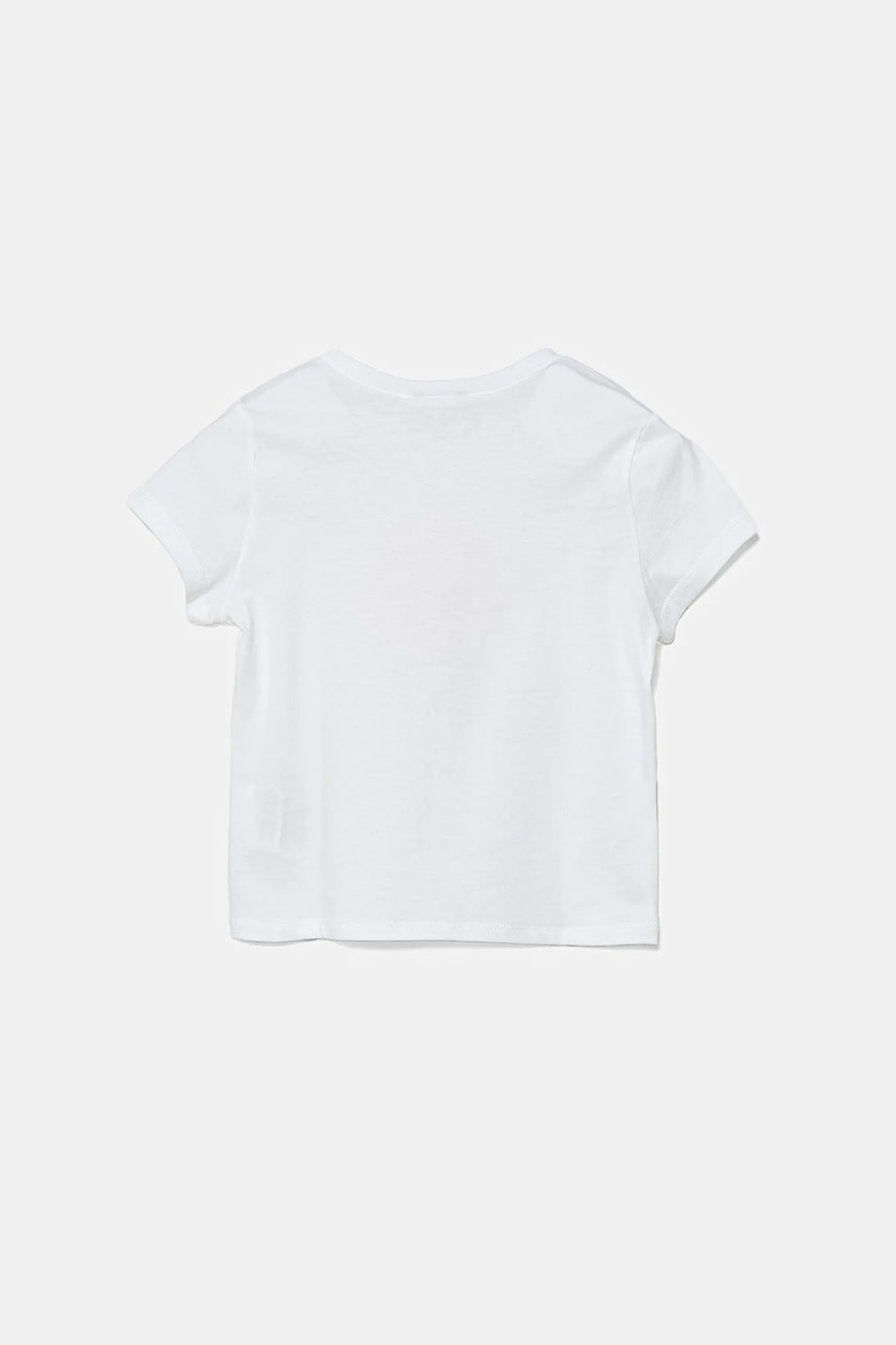 Детская хлопковая футболка United Colors of Benetton цвет белый 3I1XG10JJ Детская хлопковая футболка United Colors of Benetton цвет белый 3I1XG10JJ