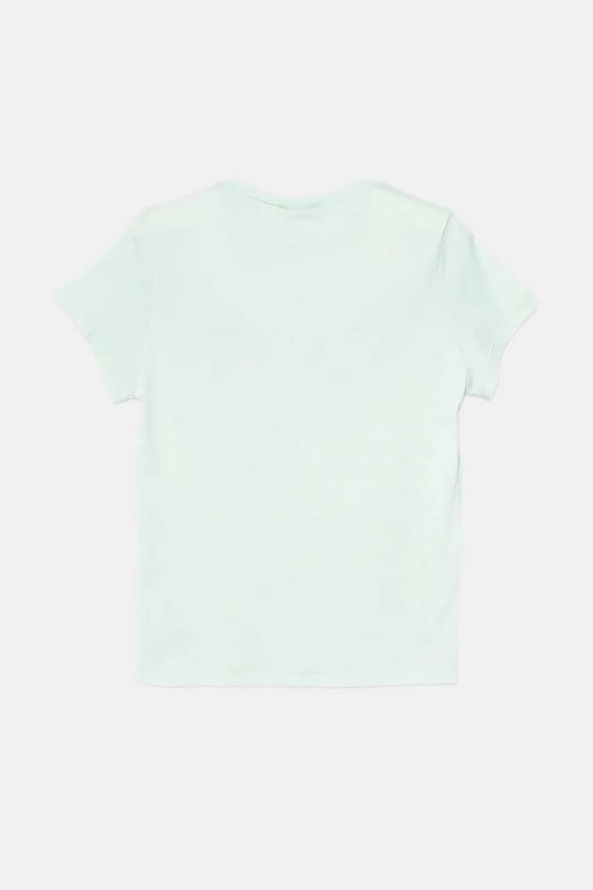 Детская хлопковая футболка United Colors of Benetton цвет зелёный 3I1XG10JJ Детская хлопковая футболка United Colors of Benetton цвет зелёный 3I1XG10JJ