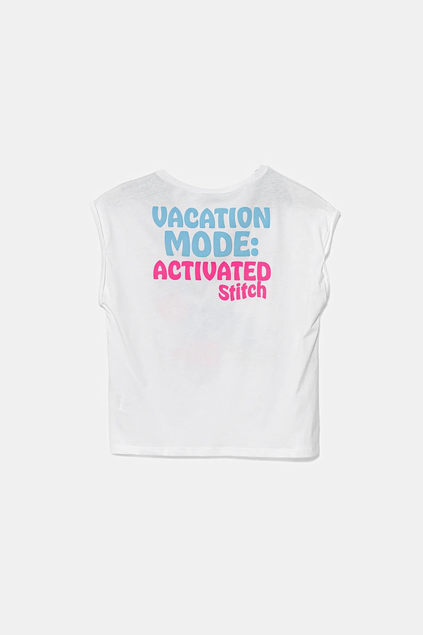 Детская хлопковая футболка United Colors of Benetton x Disney цвет белый 3JERC10P2 Детская хлопковая футболка United Colors of Benetton x Disney цвет белый 3JERC10P2