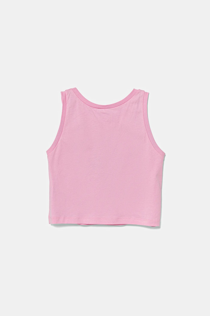Детский хлопковый топ United Colors of Benetton цвет розовый 3I1XCH01Z