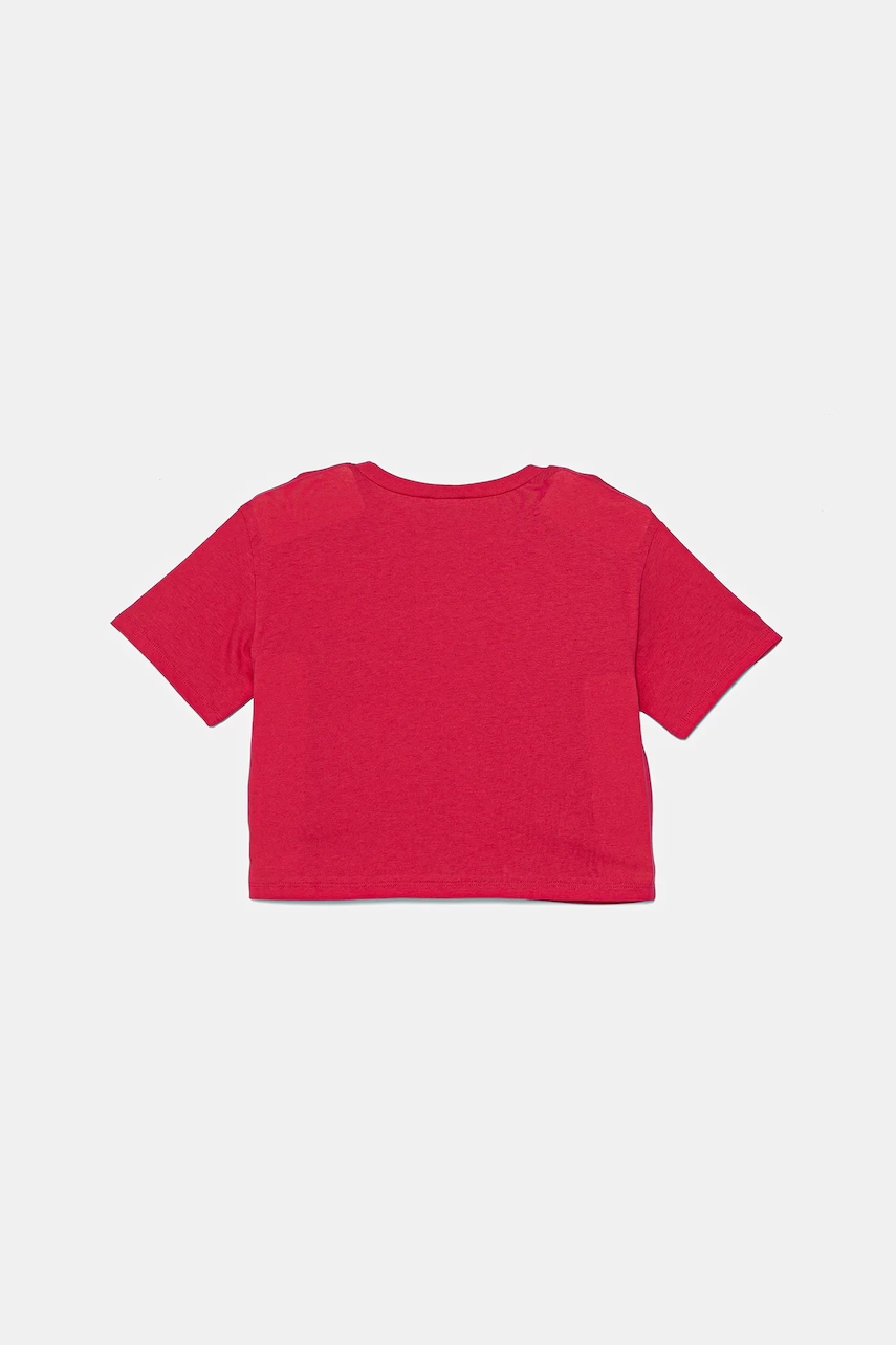 Детская хлопковая футболка United Colors of Benetton цвет розовый 35RYC10OZ Детская хлопковая футболка United Colors of Benetton цвет розовый 35RYC10OZ