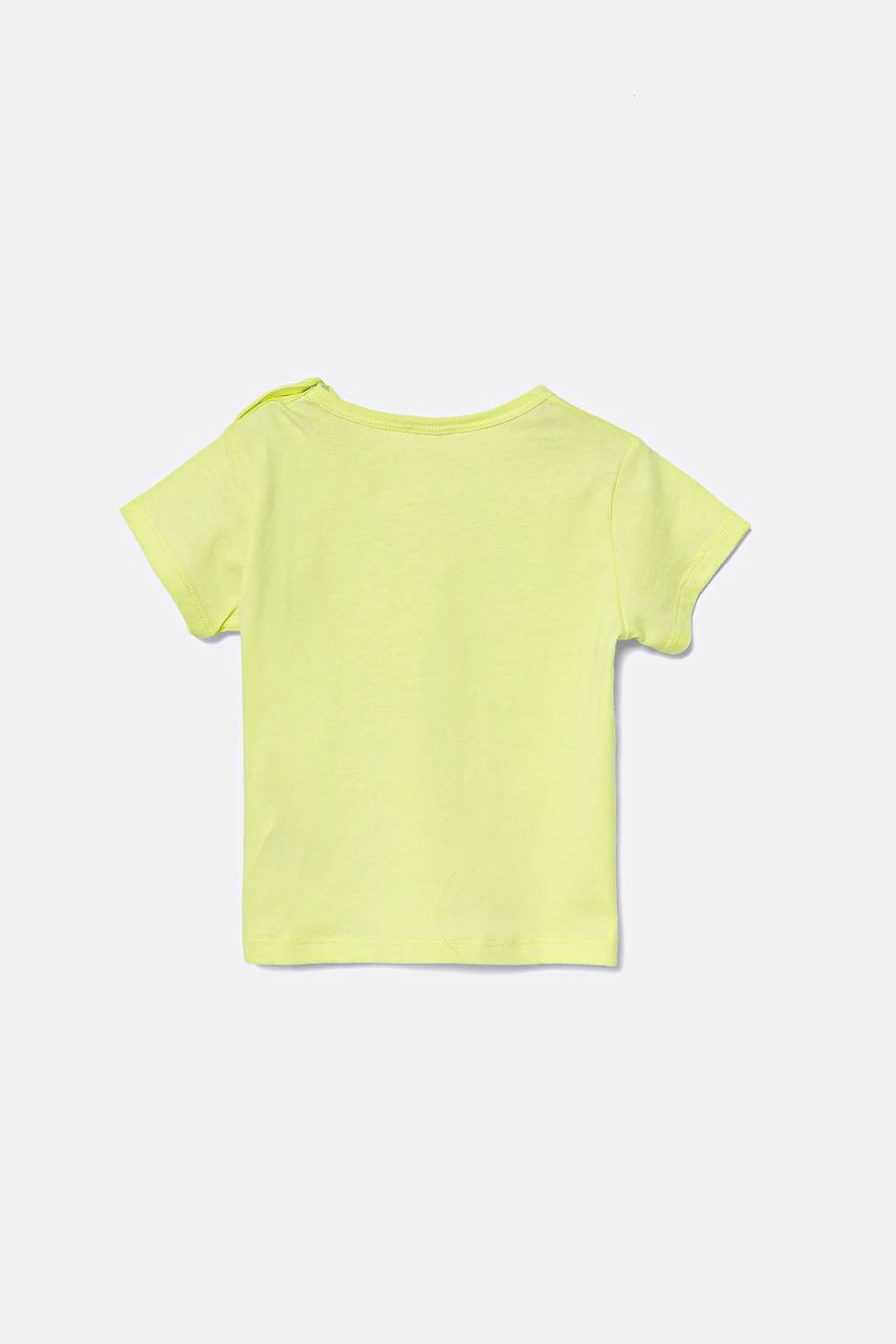 Детская хлопковая футболка United Colors of Benetton цвет жёлтый 3I1XA1067