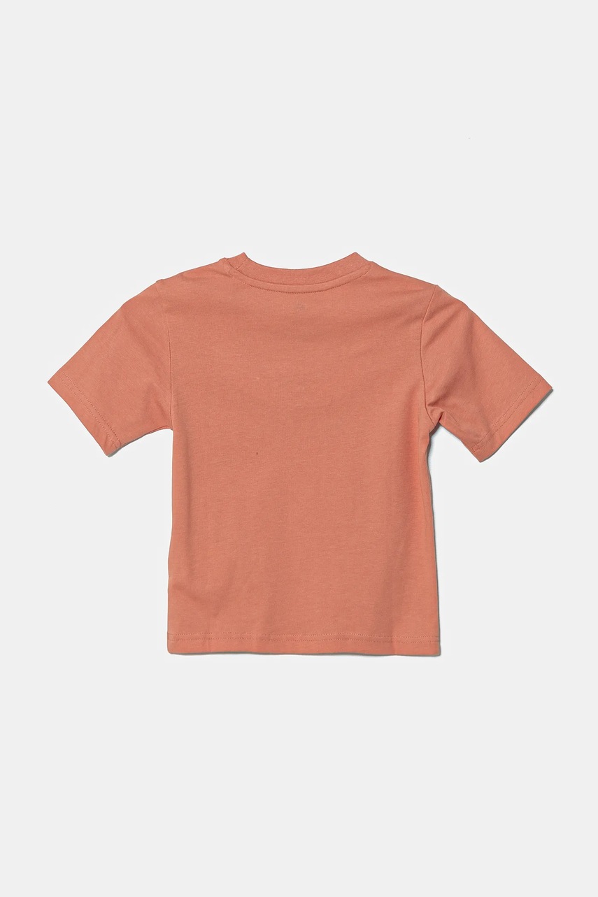 adidas gyerek pamut póló narancssárga, nyomott mintás, JD3439 termék 2. képe