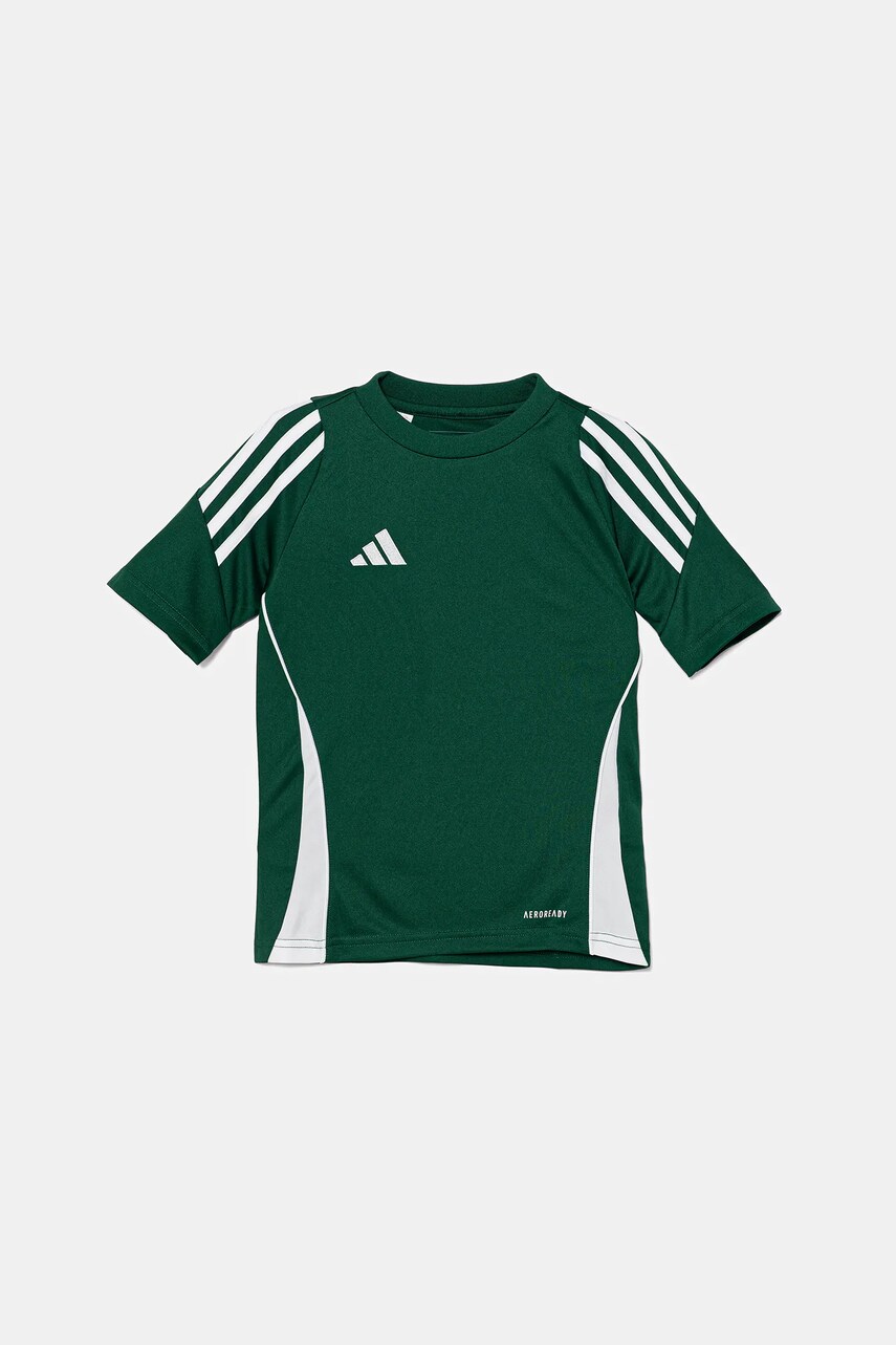 adidas Performance tricou copii culoarea verde, IS1028