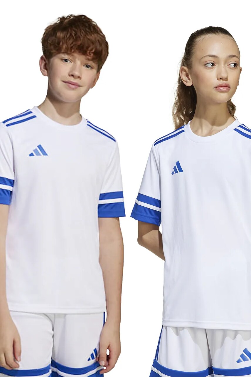 adidas Performance tricou copii culoarea alb, cu imprimeu, JJ0060