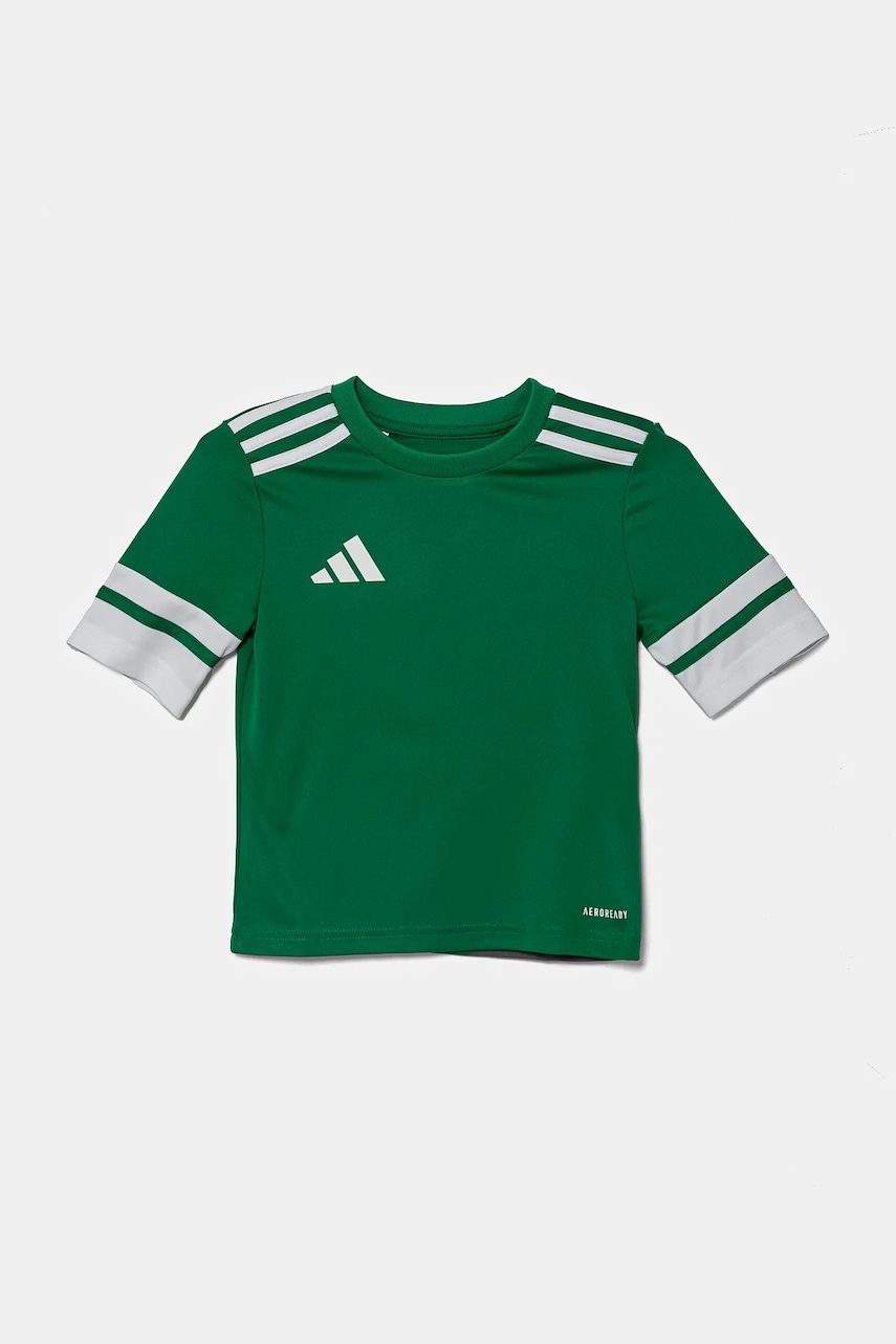 Детская футболка adidas Performance цвет зелёный с принтом JN7486 Детская футболка adidas Performance цвет зелёный с принтом JN7486