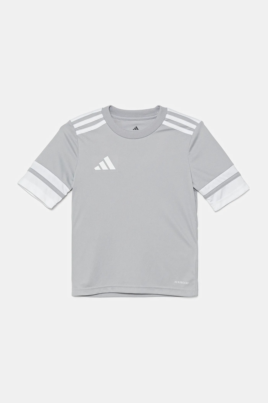 Детская футболка adidas Performance цвет серый JJ0061 Детская футболка adidas Performance цвет серый JJ0061