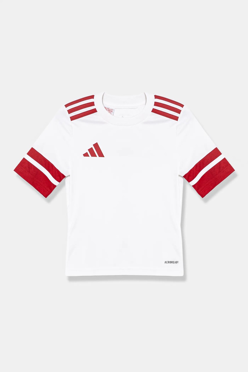 Детская футболка adidas Performance цвет белый с аппликацией JJ0059 Детская футболка adidas Performance цвет белый с аппликацией JJ0059
