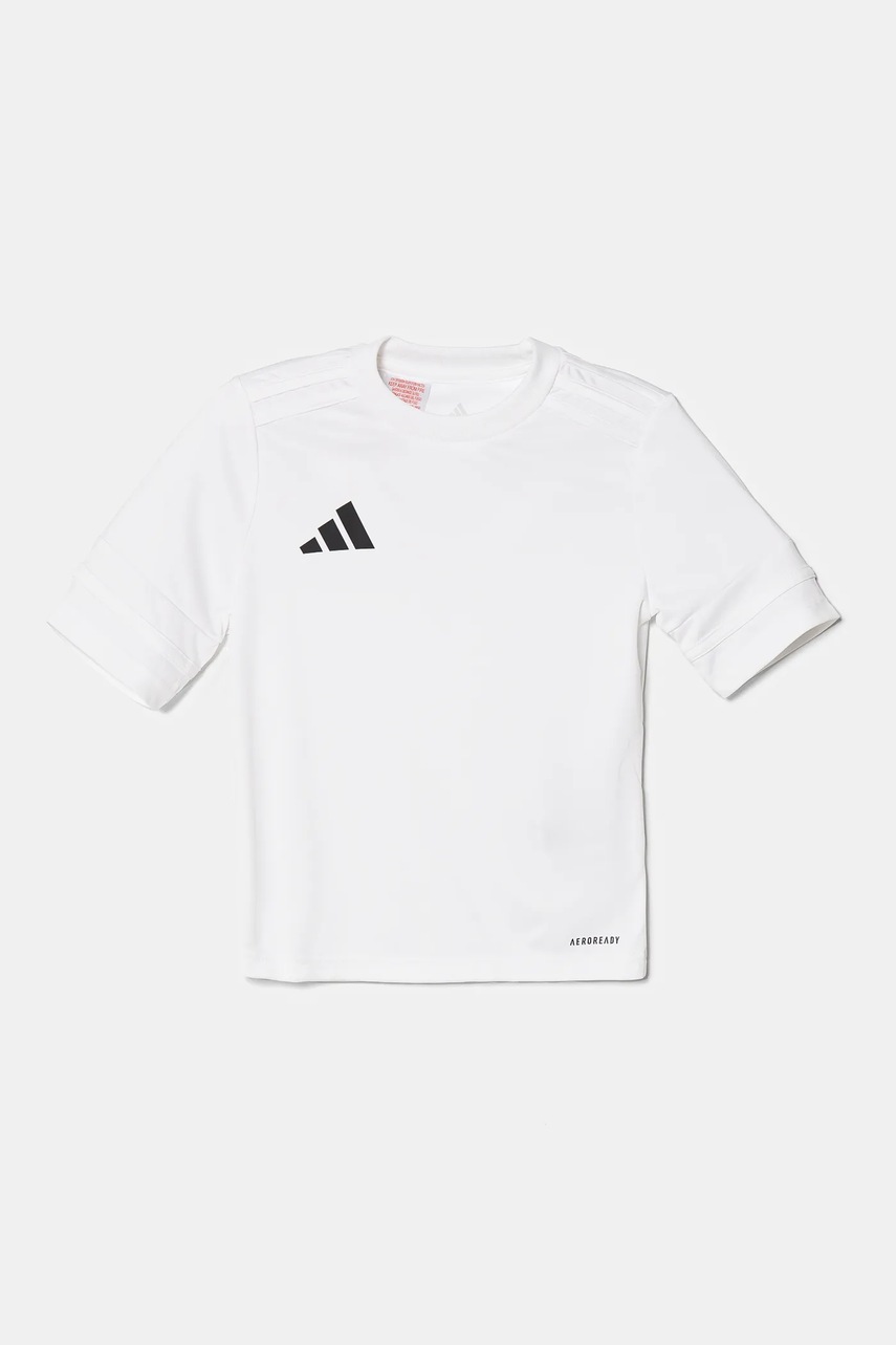 Дитяча футболка adidas Performance колір білий з принтом JJ0058