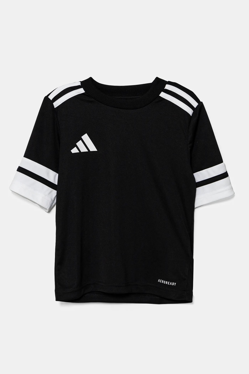 Детская футболка adidas Performance цвет чёрный узорная JJ0052