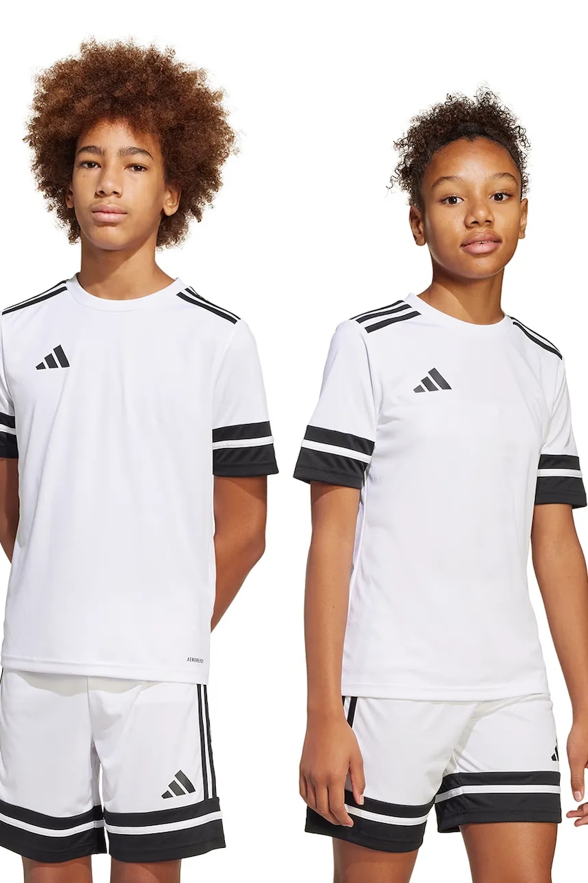 adidas Performance tricou copii culoarea alb, cu imprimeu, JJ0057