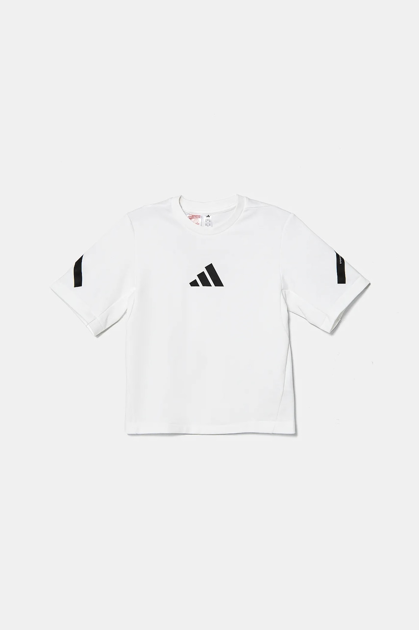 Детская футболка adidas цвет белый с принтом JJ4144 Детская футболка adidas цвет белый с принтом JJ4144