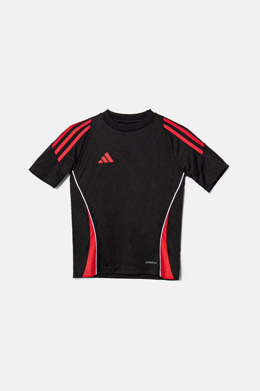 Футболка adidas Performance цвет чёрный узорная JP2496 Футболка adidas Performance цвет чёрный узорная JP2496