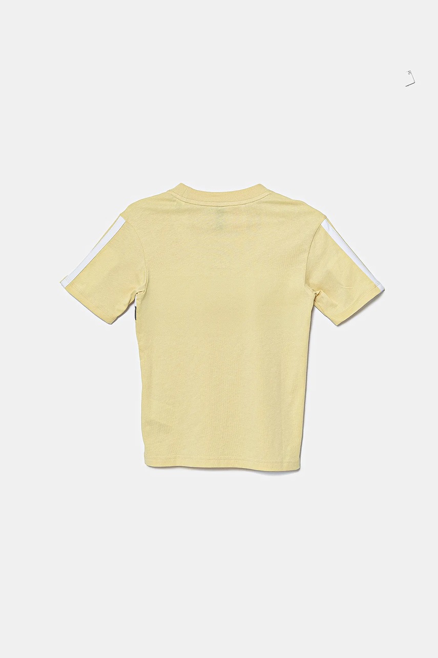 adidas gyerek pamut póló sárga, mintás, JC6661 termék 2. képe