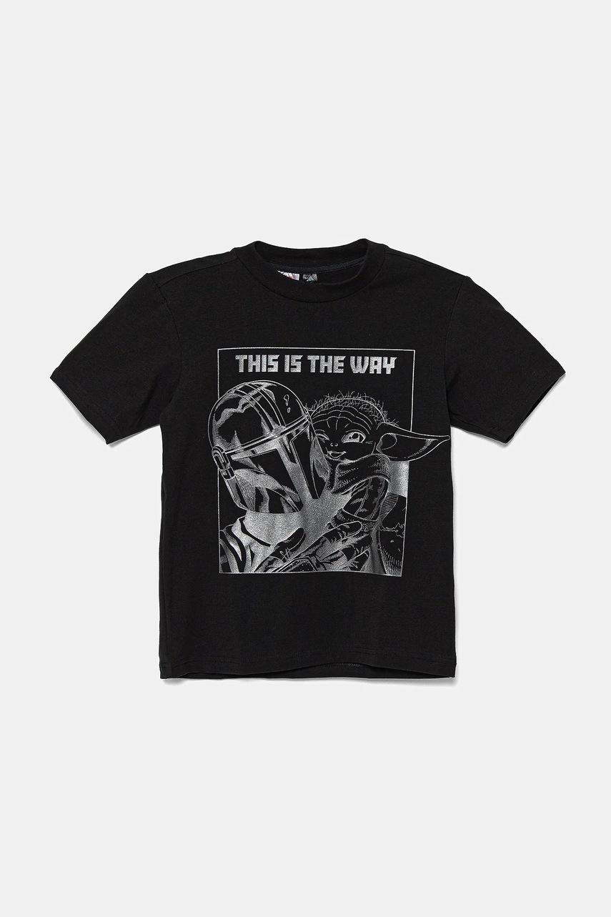 Детская футболка adidas x Star Wars цвет чёрный с принтом JD4547