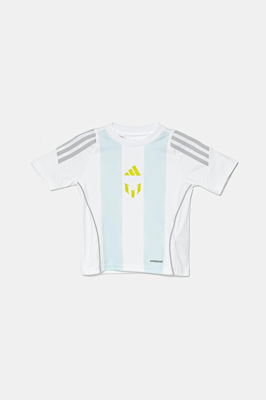 Детская футболка adidas Performance MESSI цвет белый узорная JI5460