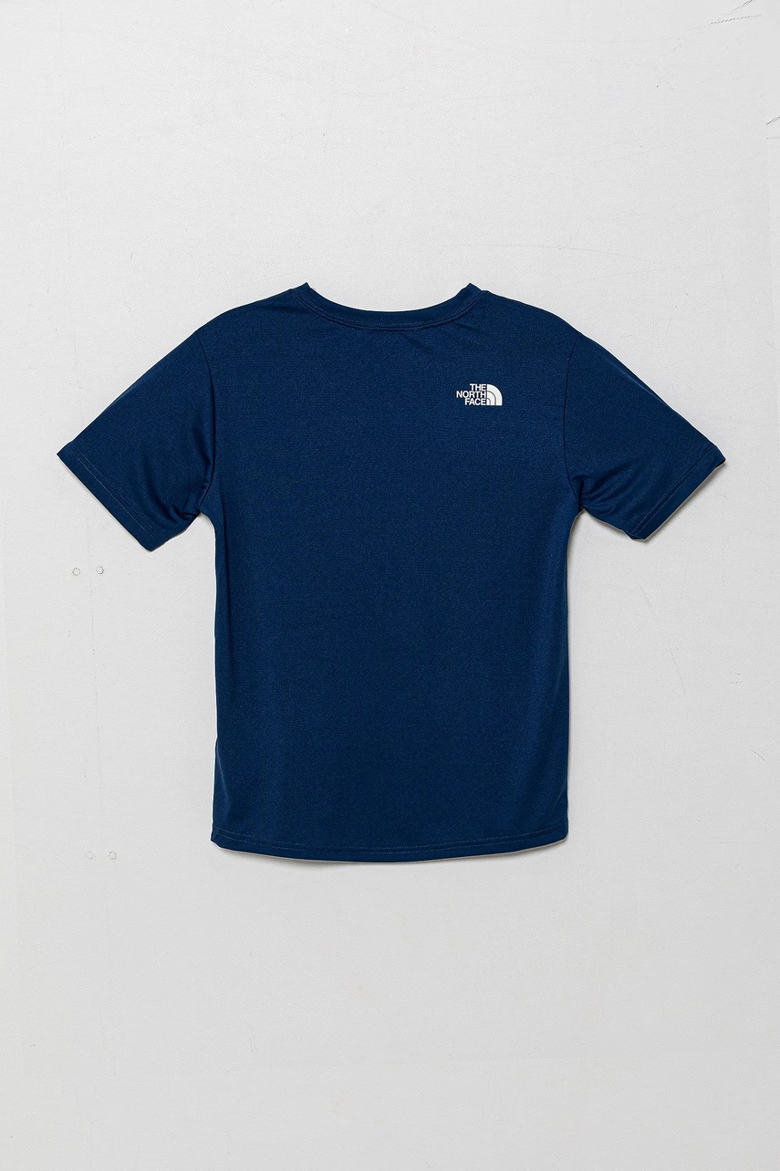 Дитяча футболка The North Face TEEN NEW 24/7 SS TEE колір синій з принтом NF0A8DF2D1R1