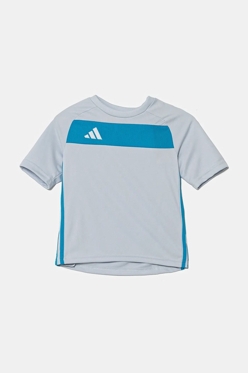 Детская футболка adidas цвет серый с аппликацией JW0454 Детская футболка adidas цвет серый с аппликацией JW0454