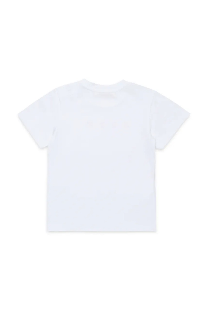 Дитяча бавовняна футболка Marni MT276B T-SHIRT колір білий з принтом M01438
