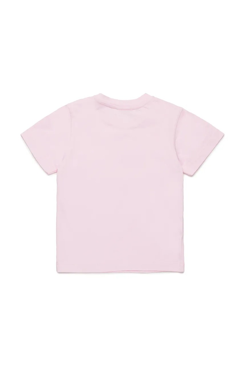 Дитяча бавовняна футболка Marni MT276B T-SHIRT колір рожевий з принтом M01438