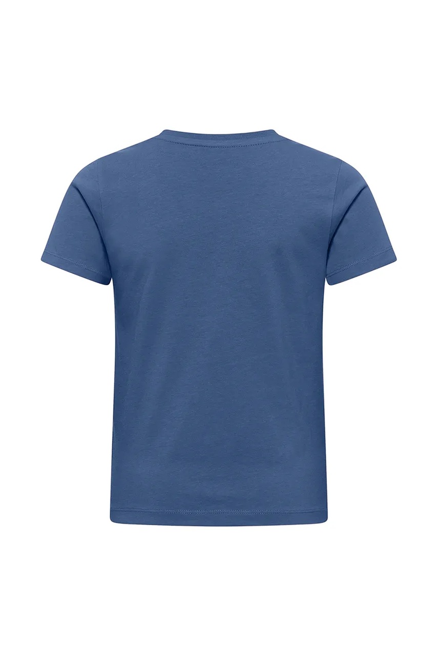 Детская хлопковая футболка Jack Wolfskin ESSENTIAL COTTON T K однотонная A64184