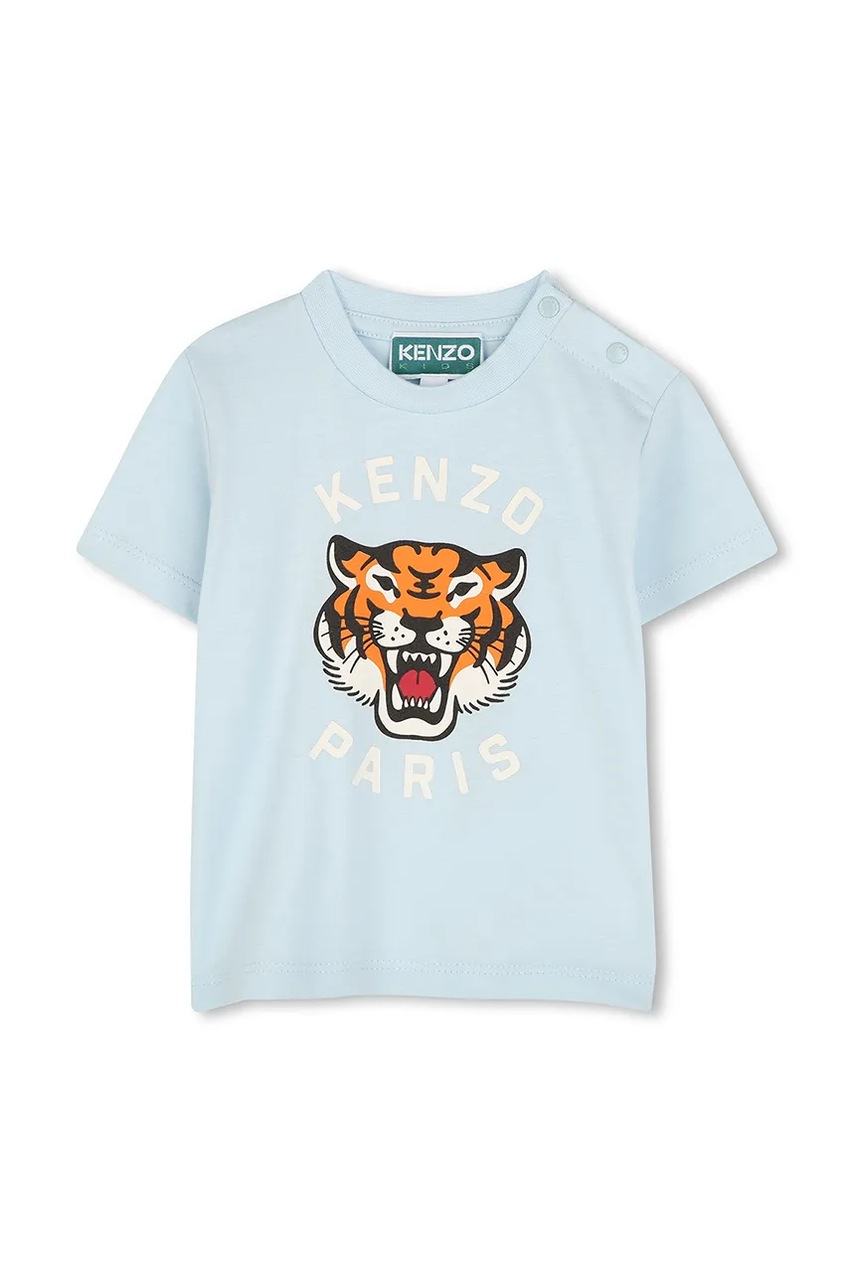 Kenzo Kids tricou de bumbac pentru copii cu imprimeu, K60977