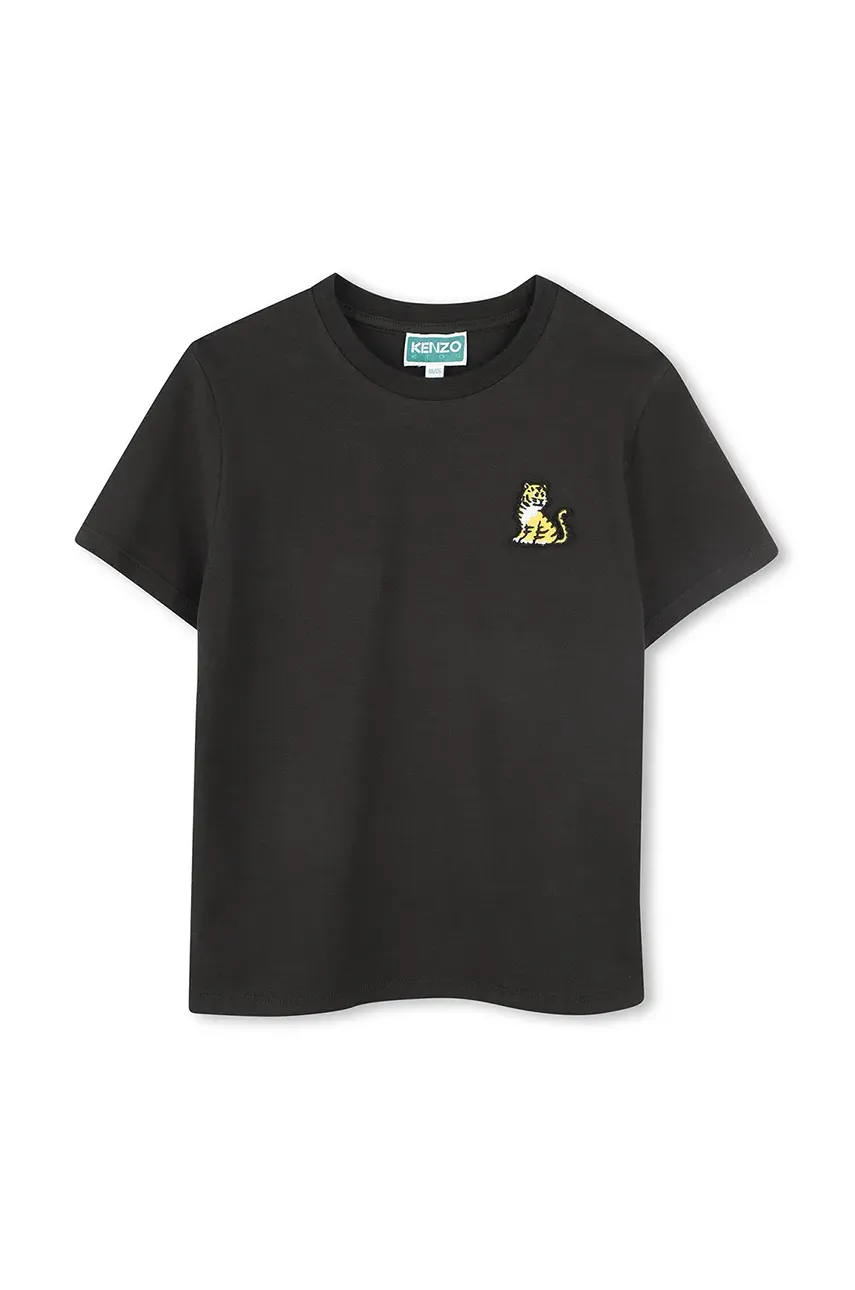 Kenzo Kids tricou de bumbac pentru copii cu imprimeu, K61138