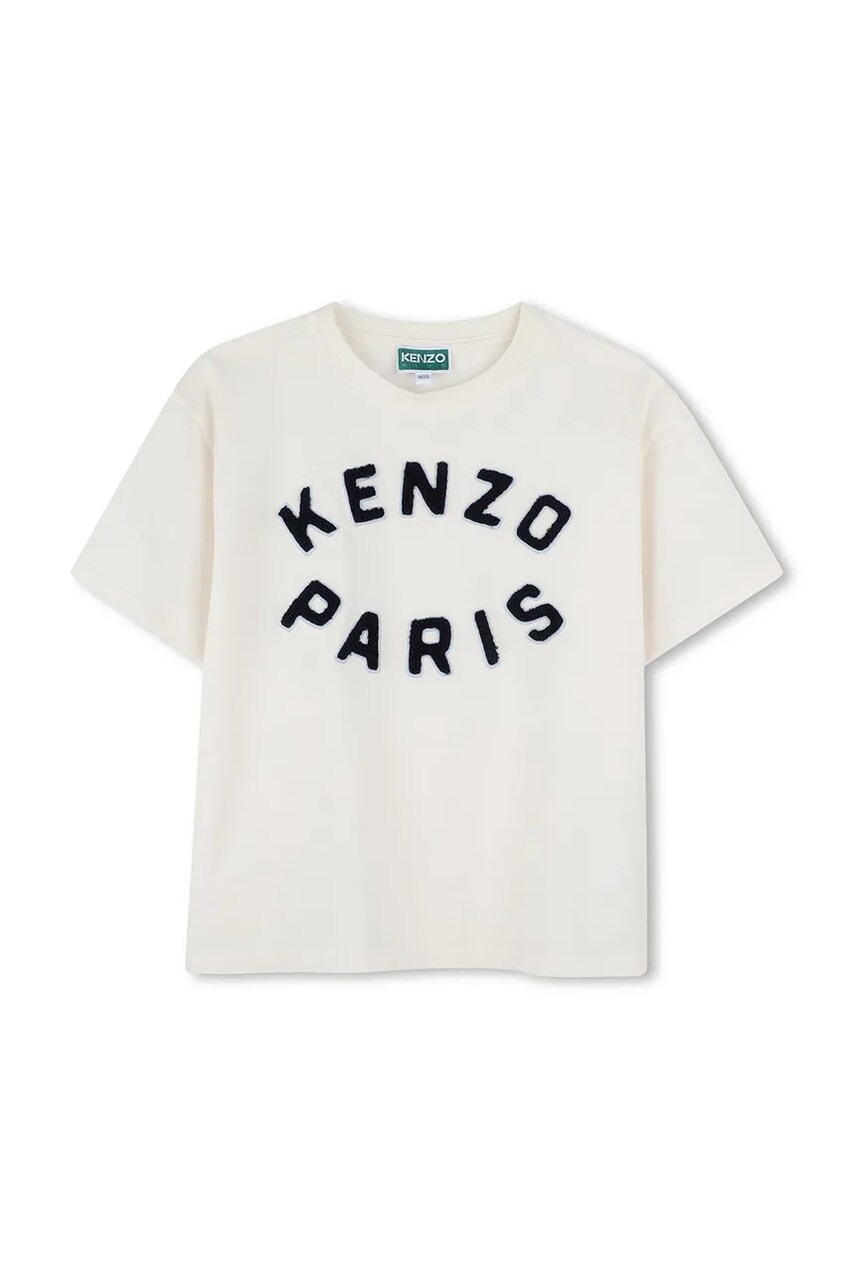 Kenzo Kids tricou de bumbac pentru copii culoarea alb, cu imprimeu, K61163