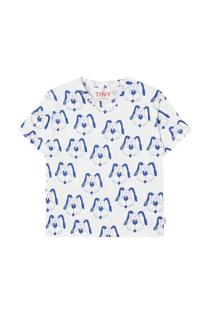 Tinycottons tricou de bumbac pentru copii DOGS TEE cu imprimeu, SS25-460