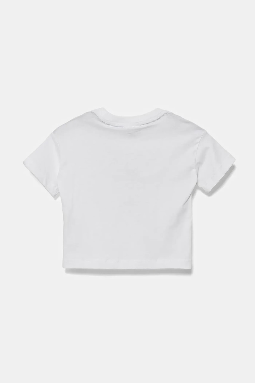 Детская хлопковая футболка Lacoste цвет жёлтый с принтом TJ2463 Детская хлопковая футболка Lacoste цвет жёлтый с принтом TJ2463