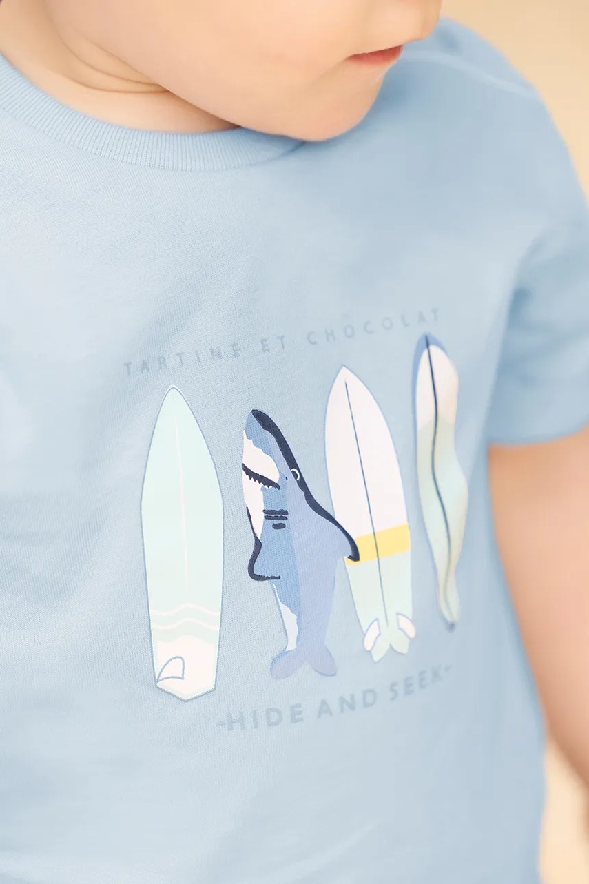 Bavlněné dětské tričko Tartine et Chocolat (obrázek 5)
