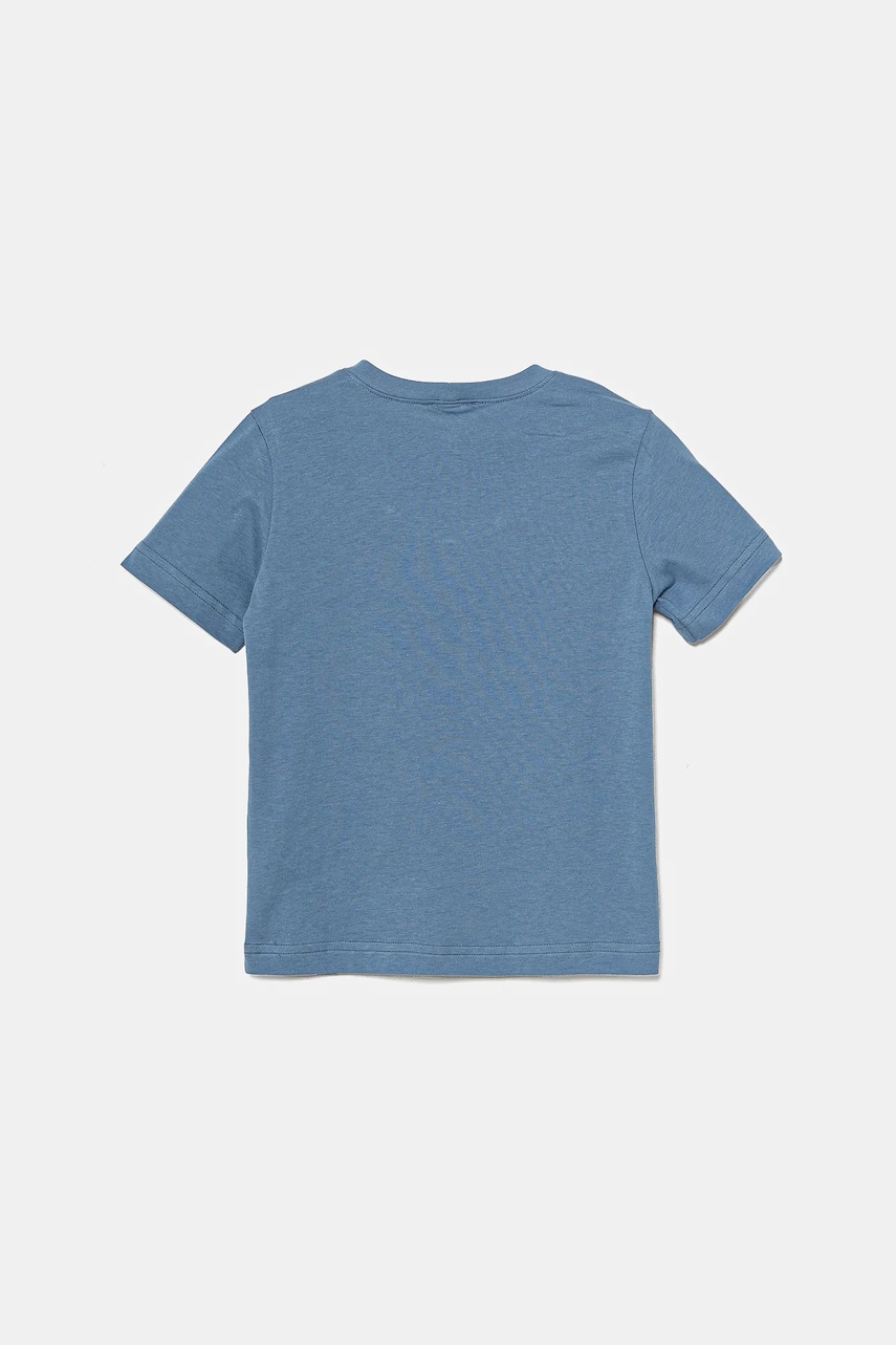Детская хлопковая футболка United Colors of Benetton однотонная 3I1XC109W Детская хлопковая футболка United Colors of Benetton однотонная 3I1XC109W