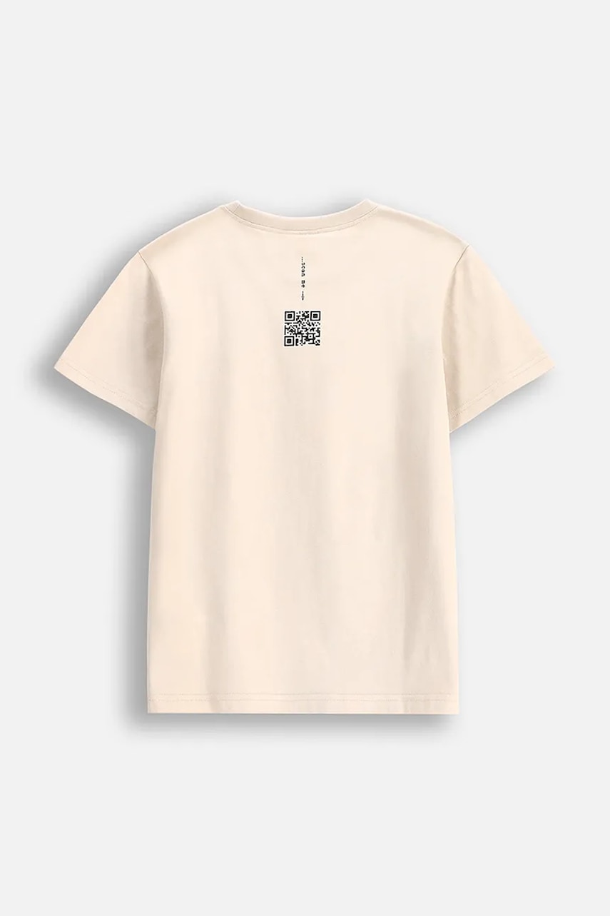 Детская футболка Coccodrillo цвет бежевый с принтом EVERYDAY UNISEX Детская футболка Coccodrillo цвет бежевый с принтом EVERYDAY UNISEX