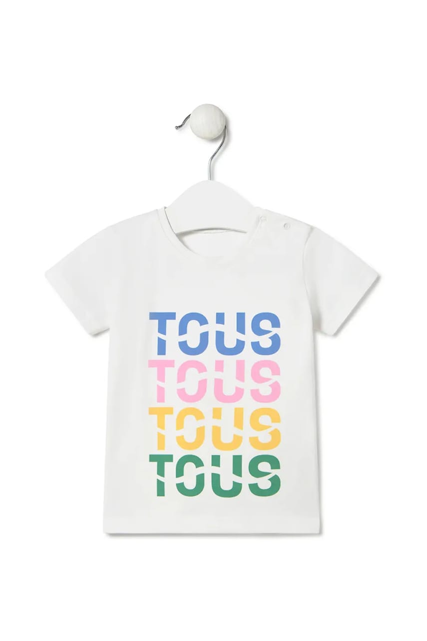Levně Dětské tričko Tous Logo bílá barva, s potiskem, Logo.2202