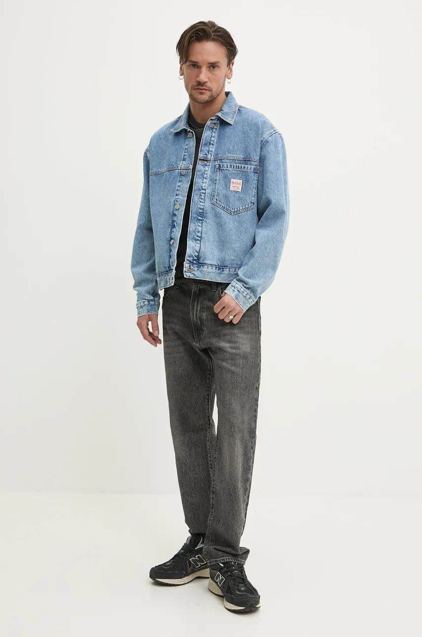 Футболка Tommy Jeans мужская цвет серый однотонная DM0DM20363 Футболка Tommy Jeans мужская цвет серый однотонная DM0DM20363