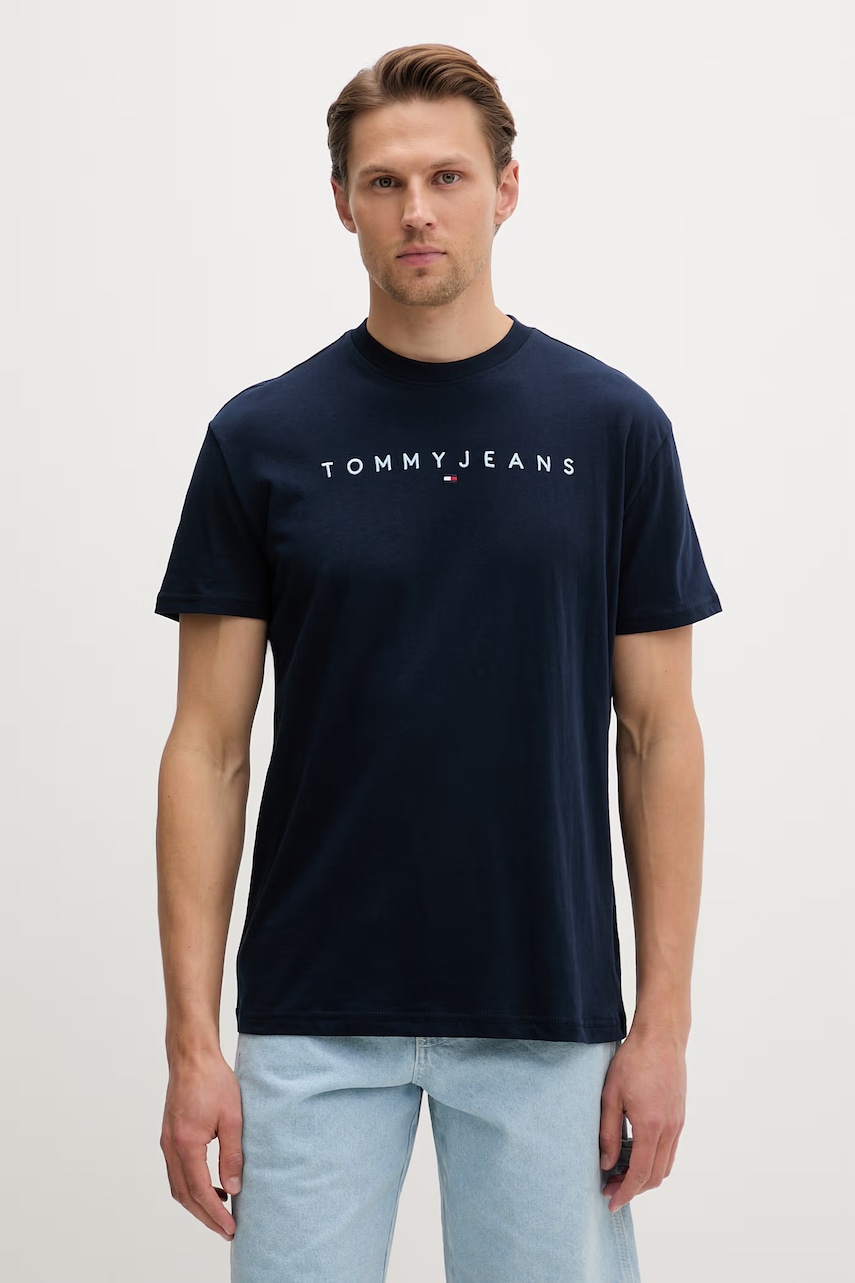 Tommy Jeans t-shirt ανδρικό βαμβακερό