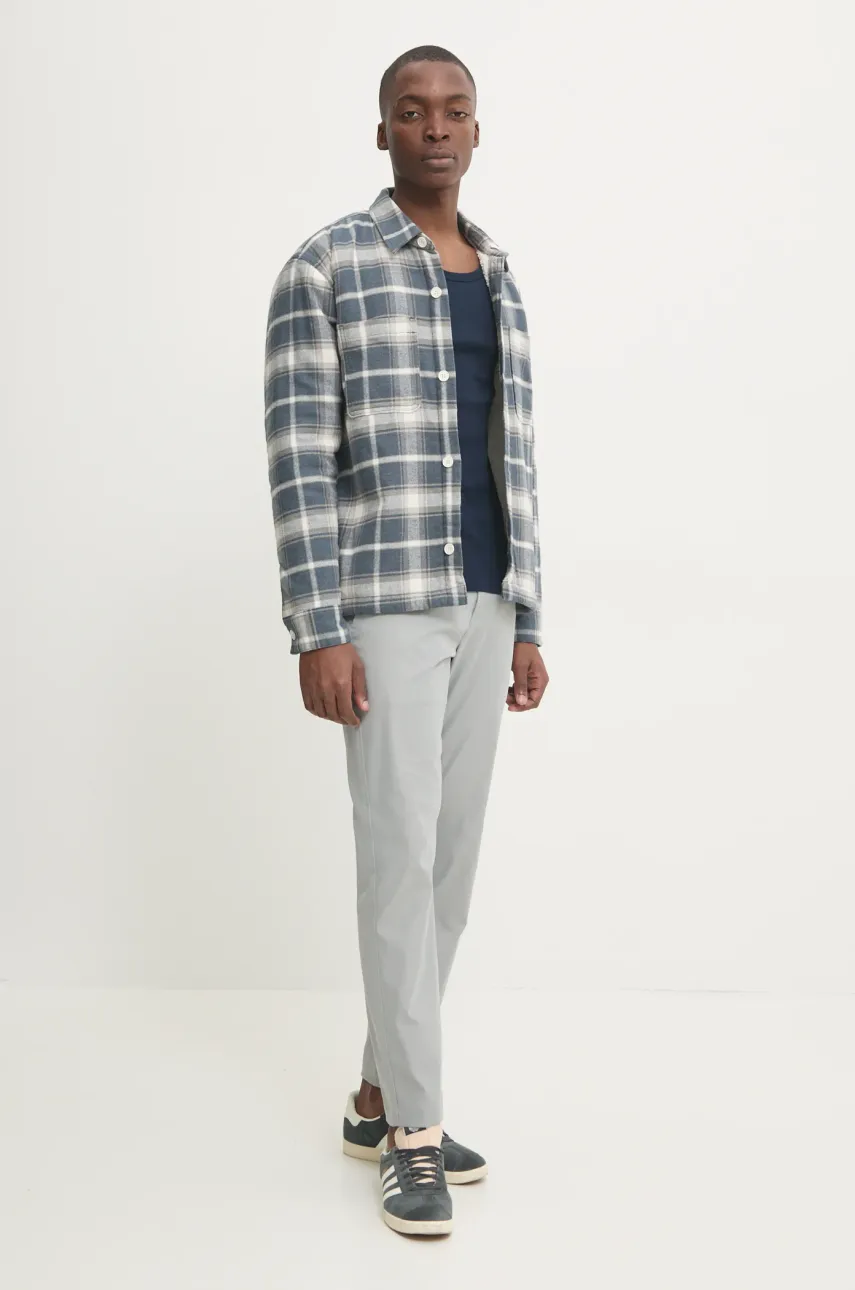 Хлопковый топ Tommy Jeans цвет синий DM0DM20336 Хлопковый топ Tommy Jeans цвет синий DM0DM20336