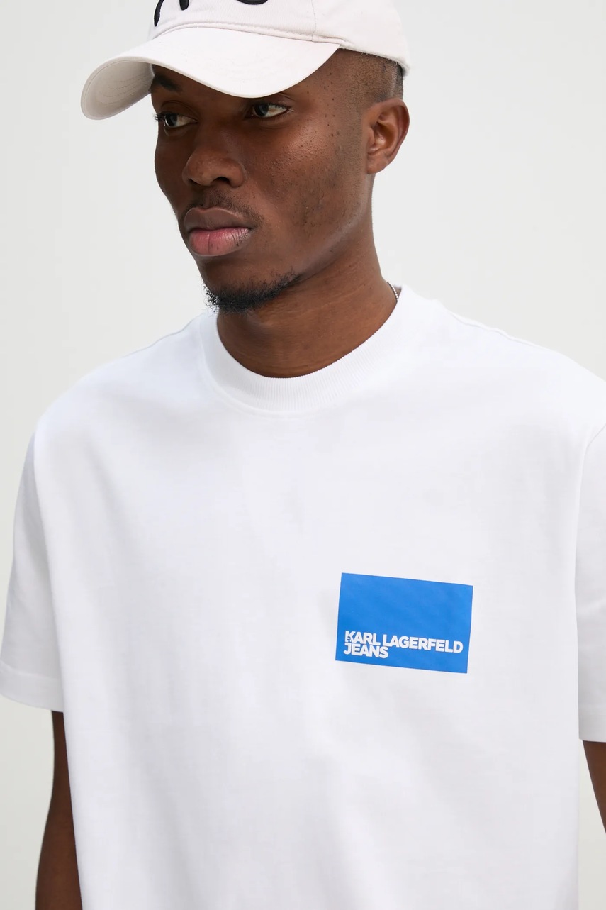 Βαμβακερό μπλουζάκι Karl Lagerfeld Jeans φωτογραφία
