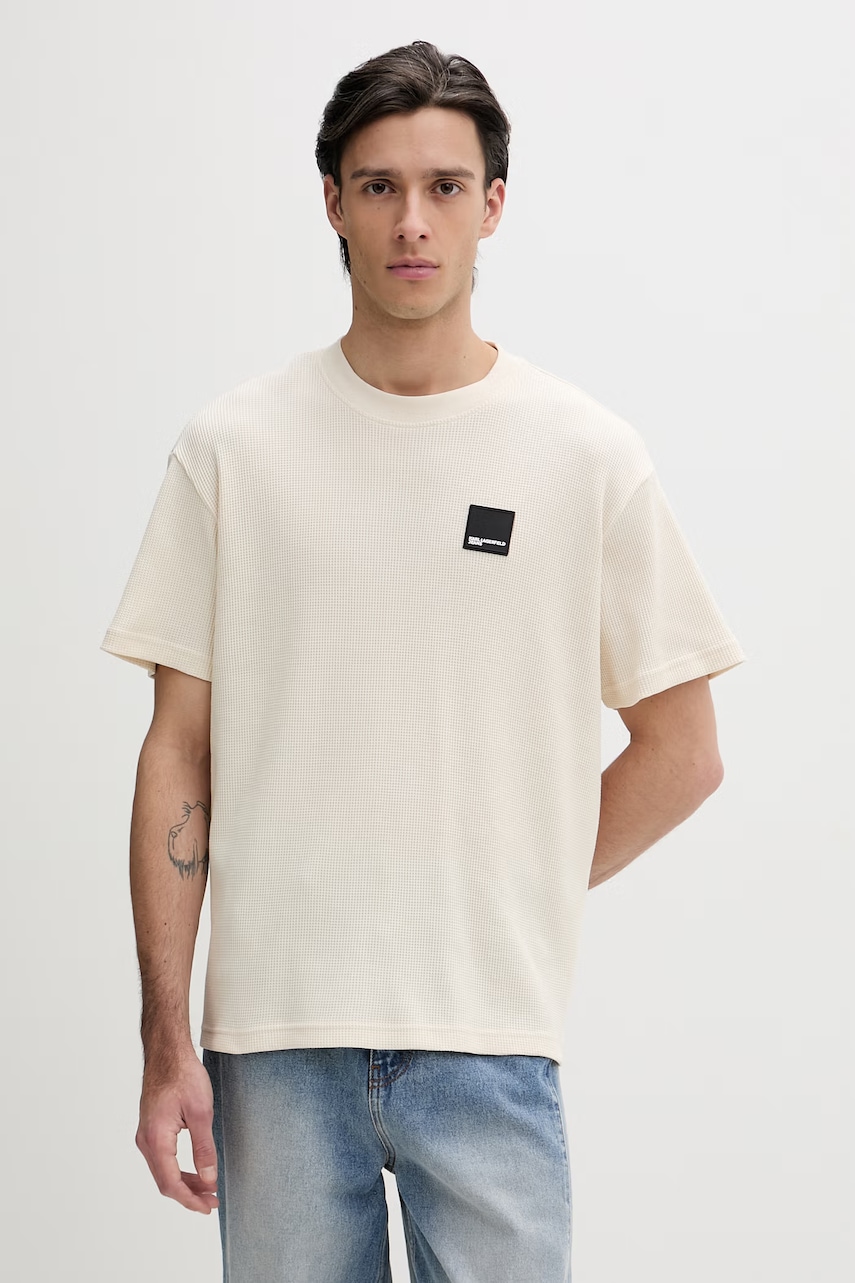 Βαμβακερό μπλουζάκι Karl Lagerfeld Jeans